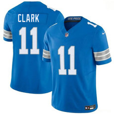 Nike Detroit Lions #11 Damone Clark Blue Stitched Football Jersey