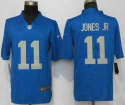 Nike Detroit Lions #11 Marvin Jones Jr Blue Throwback Vapor Untouchable Authentic Stitched NFL Jersey