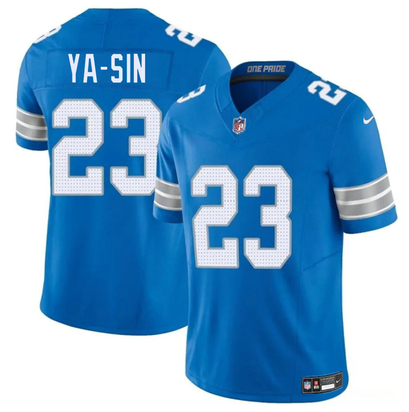 Nike Detroit Lions #23 Rock Ya-Sin Blue Vapor Untouchable Authentic Stitched NFL Jersey