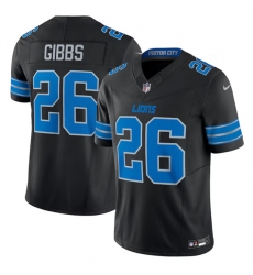 Nike Detroit Lions #26 Jahmyr Gibbs Black Vapor Untouchable Authentic stitched NFL jersey