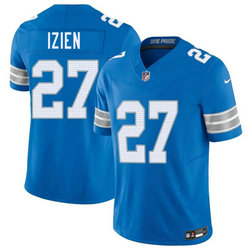 Nike Detroit Lions #27 Christian Izien Blue 2026 Authentic Stitched NFL Jersey