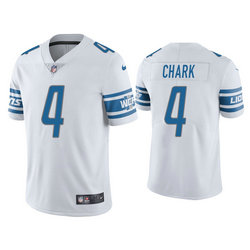 Nike Detroit Lions #4 D.J. Chark White Vapor Untouchable Limited Authentic Stitched NFL Jersey
