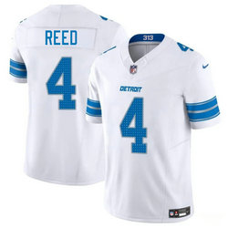 Nike Detroit Lions #4 D.J. Reed White Vapor Untouchable Authentic Stitched NFL Jersey