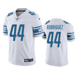 Nike Detroit Lions #44 Malcolm Rodriguez White Vapor Untouchable Authentic stitched NFL jersey