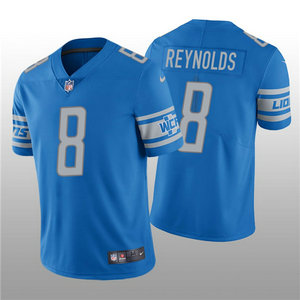 Nike Detroit Lions #8 Josh Reynolds Blue Vapor Untouchable Authentic Stitched NFL Jersey