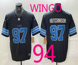 Nike Detroit Lions #94 WINGO Black 2024 F.U.S.E. Authentic Stitched NFL Jersey