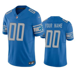 Nike Detroit Lions Active Player Custom Blue 2023 F.U.S.E. Vapor Untouchable Limited Stitched Jersey