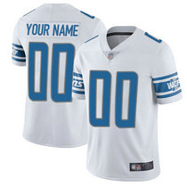 Nike Detroit Lions Customized White Limited Vapor Untouchable Authentic Stitched NFL Jerseys