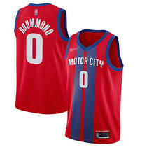 Nike Detroit Pistons #0 Andre Drummond 19-20 Game City Authentic Stitched NBA Jersey