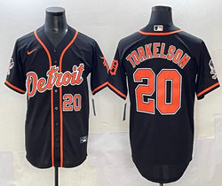 Nike Detroit Tigers #20 Spencer Torkelson Black Joint MLB Jersey