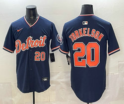 Nike Detroit Tigers #20 Spencer Torkelson Navy 2026 Authentic Stitched MLB Jersey