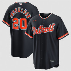 Nike Detroit Tigers #20 Spencer Torkelson Black 2026 Authentic Stitched MLB Jersey