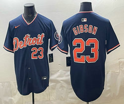 Nike Detroit Tigers #23 Kirx Gibson Blue 2026 Authentic Stitched MLB Jersey