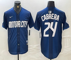Nike Detroit Tigers #24 Miguel Cabrera 2024 City Authentic Stitched MLB Jersey