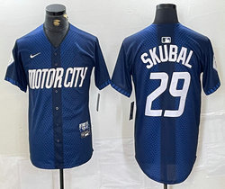 Nike Detroit Tigers #29 Tarik Skubal 2024 City Authentic Stitched MLB Jersey