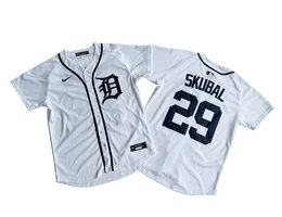 Nike Detroit Tigers #29 Tarik Skubal White 2025 Limited MLB Jersey