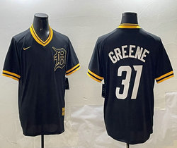 Nike Detroit Tigers #31 Riley Greene Black Pullover Authentic Stitched MLB Jersey