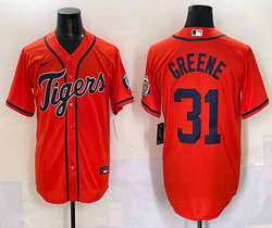 Nike Detroit Tigers #31 Riley Greene Orange Joint baseball jersey