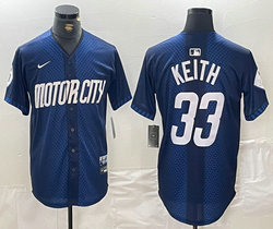 Nike Detroit Tigers #33 Colt Keith 2024 City Authentic Stitched MLB Jersey