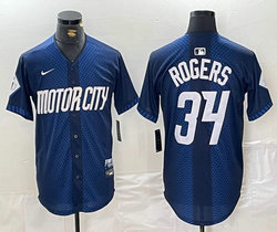 Nike Detroit Tigers #34 Jake Rogers 2024 City Authentic Stitched MLB Jersey