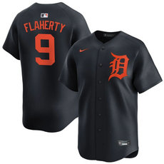 Nike Detroit Tigers #9 Jack Flaherty Black 2024 Authentic Stitched MLB Jersey