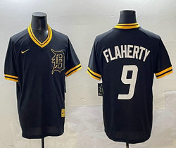 Nike Detroit Tigers #9 Jack Flaherty Black Pullover Authentic Stitched MLB Jersey