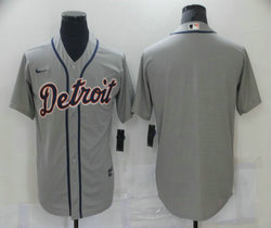 Nike Detroit Tigers #Blank Gray Game Authentic Stitched MLB Jersey