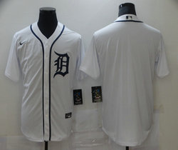 Nike Detroit Tigers Blank White Game Authentic Stitched MLB Jersey