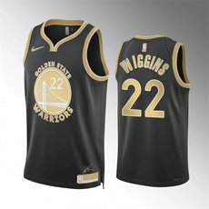Nike Golden State Warriors #22 Andrew Wiggins Black 2024 Select Series Stitched Basketball Jersey
