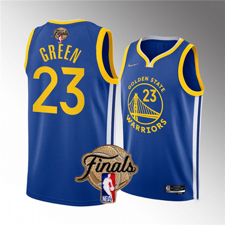Nike Golden State Warriors #23 Draymond Blue 2022 Finals Authentic Stitched NBA jersey