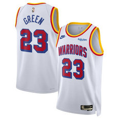 Nike Golden State Warriors #23 Draymond Green White 2024_25 Classic Edition Stitched Basketball Jersey