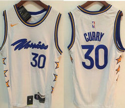 Nike Golden State Warriors #30 Stephen Curry White 22-23 Authentic Stitched NBA jersey