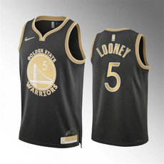 Nike Golden State Warriors #5 Kevon Looney Black 2024 Select Series Stitched Basketball Jersey