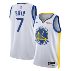 Nike Golden State Warriors #7 Buddy Hield White Association Stitched NBA Jersey