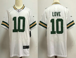 Nike Green Bay Packers #10 Jordan Love White Vapor Untouchable Authentic Stitched NFL Jersey