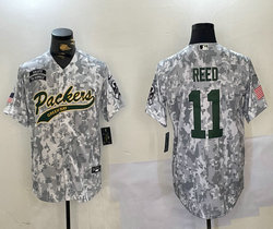 Nike Green Bay Packers #11 Jayden Reed 2024 Salute to Service Joint baseball Jersey