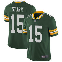 Nike Green Bay Packers #15 Bart Starr Green Vapor Untouchable Authentic Stitched NFL Jersey