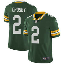 Nike Green Bay Packers #2 Mason Crosby Green Vapor Untouchable Authentic Stitched NFL Jersey