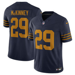 Nike Green Bay Packers #29 Xavier McKinney Navy 1923 Classic throwback Stitched NFL Jersey