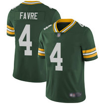 Nike Green Bay Packers #4 Brett Favre Green Vapor Untouchable Authentic Stitched NFL Jersey