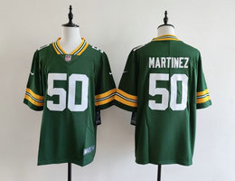 Nike Green Bay Packers #50 Blake Martinez Green Vapor Untouchable Authentic Stitched NFL Jersey