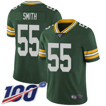 Nike Green Bay Packers #55 Za'Darius Smith 100th Season Green Vapor Untouchable Authentic Stitched NFL Jersey