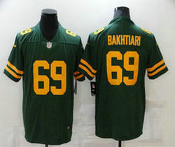 Nike Green Bay Packers #69 David Bakhtiari Green 2021 Vapor Untouchable Authentic Stitched NFL Jersey