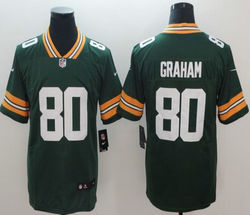 Nike Green Bay Packers #80 Jimmy Graham Green 2018 NFL Draft Pick Vapor Untouchable Limited Authentic Stitched NFL Jersey