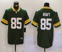 Nike Green Bay Packers #85 Tucker Kraft Green Vapor Untouchable Authentic Stitched NFL Jersey