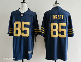 Nike Green Bay Packers #85 Tucker Kraft Navy 1923 Classic Throwback Stitched NFL Jersey