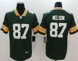 Nike Green Bay Packers #87 Jordy Nelson Green Vapor Untouchable Limited Authentic Stitched NFL Jersey
