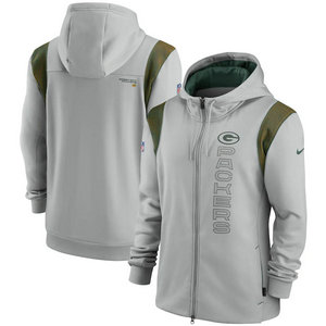 Nike Green Bay Packers 2021 zipper Hoodie