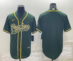 Nike Green Bay Packers Blank Gray Joint adults Authentic Stitched baseball jersey