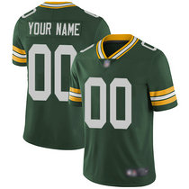 Nike Green Bay Packers Customized Green Limited Vapor Untouchable Authentic Stitched NFL Jerseys